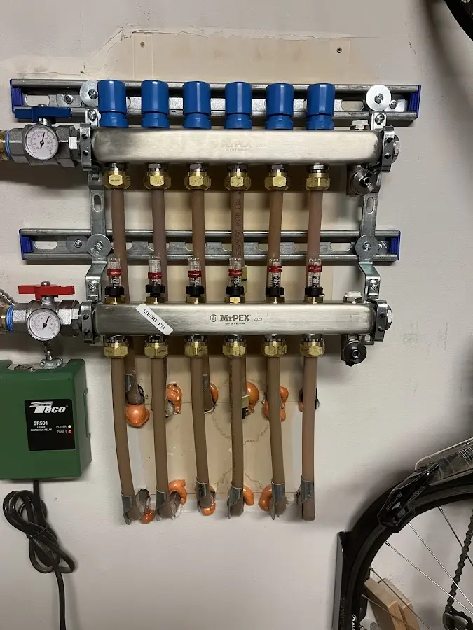 Plumber performing Gas Leak Detection at a residential property in Westerlo